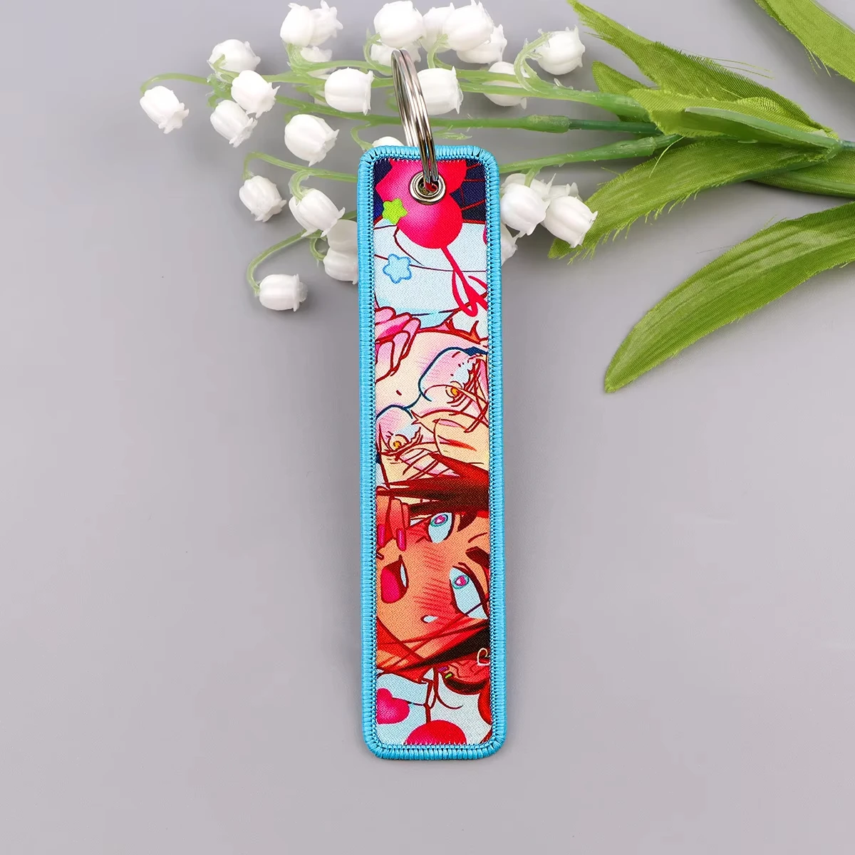 Anime-Filmfiguren, Stickerei, Schlüsselanhänger, Schlüsselanhänger für Autos, Rucksack, Chaveiro, Schlüsselanhänger, modische Geschenke für Männer und Frauen, Accessoires