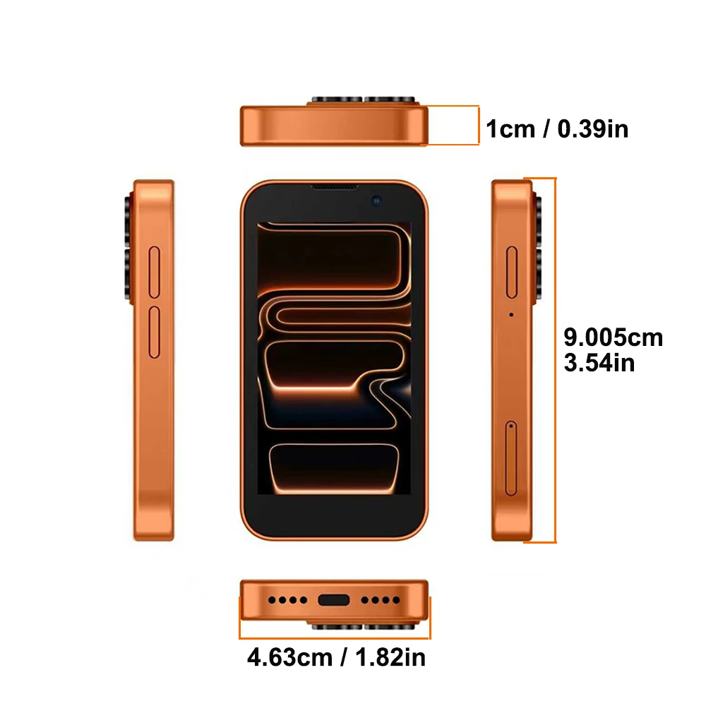 SOYES i17 Mini Smartphone 3.0 "2GB RAM 16GB ROM Dual SIM Standby Dual Camera Android 9.0 3G Netwerk Gift Kleine Telefoon