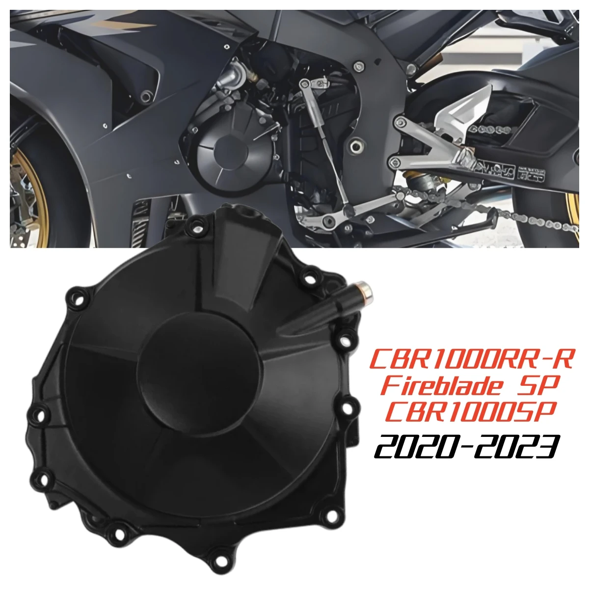 

Motorcycle Accessories Left Stator Engine Cover For Honda CBR1000RR-R Fireblade SP CBR1000SP 2020 2021 2022 2023