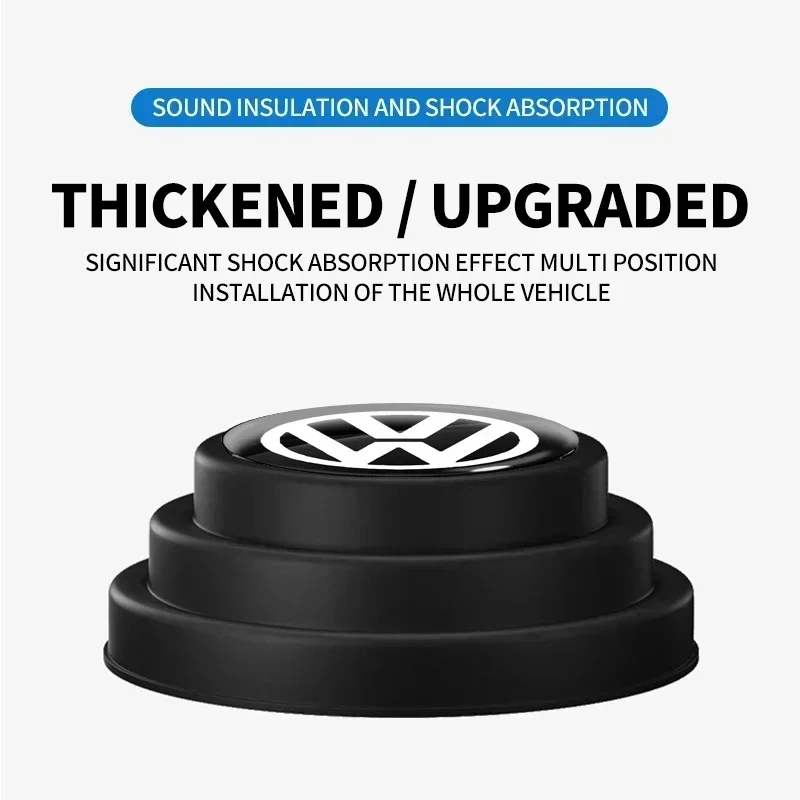 1/2/4pcs Car Door Absorber Shockproof Anti Noise Pad Buffer Gasket For VW GTI Polo Golf Passat Tiguan Arteon Touareg Taigo Caddy