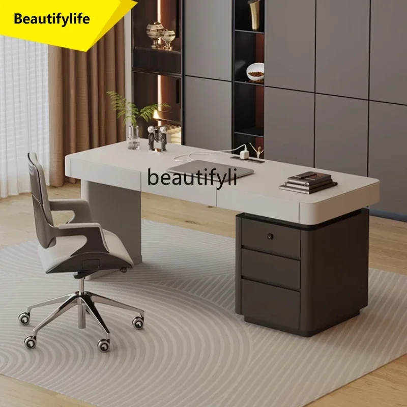 Q181  Desk Modern Simple Workbench Office Study Living Room Home Writing Desk Boss Desk