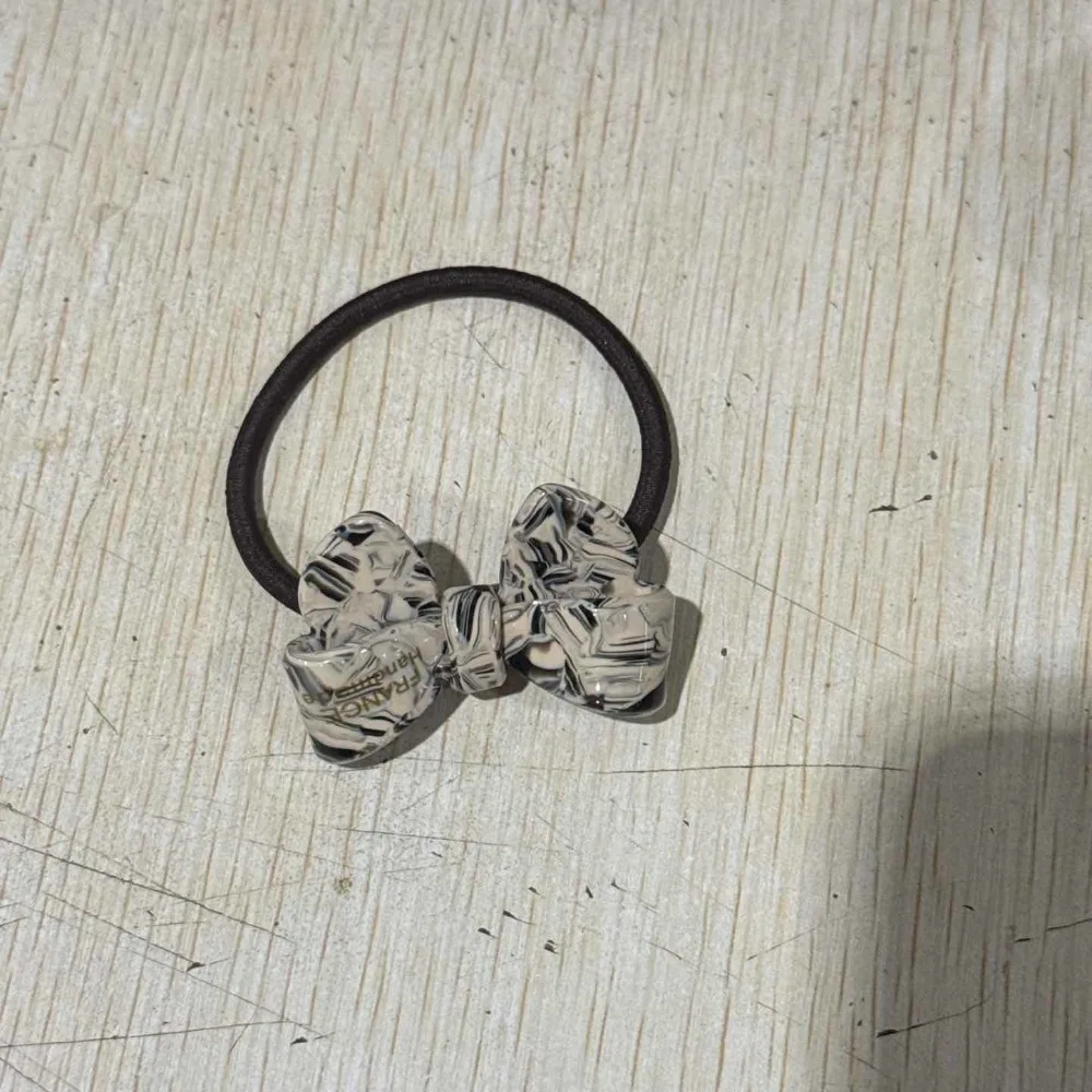 

Korean Style Bowknot Hair Rope Hair Bands Ponytail Holder Acetate Bow Scrunchies Headwear Hair Accessories Hair Rubber Bands
