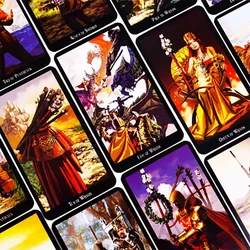 High quality English tarot card with guide 12 * 7 cm, party divination prophet beginner entertainment game card.