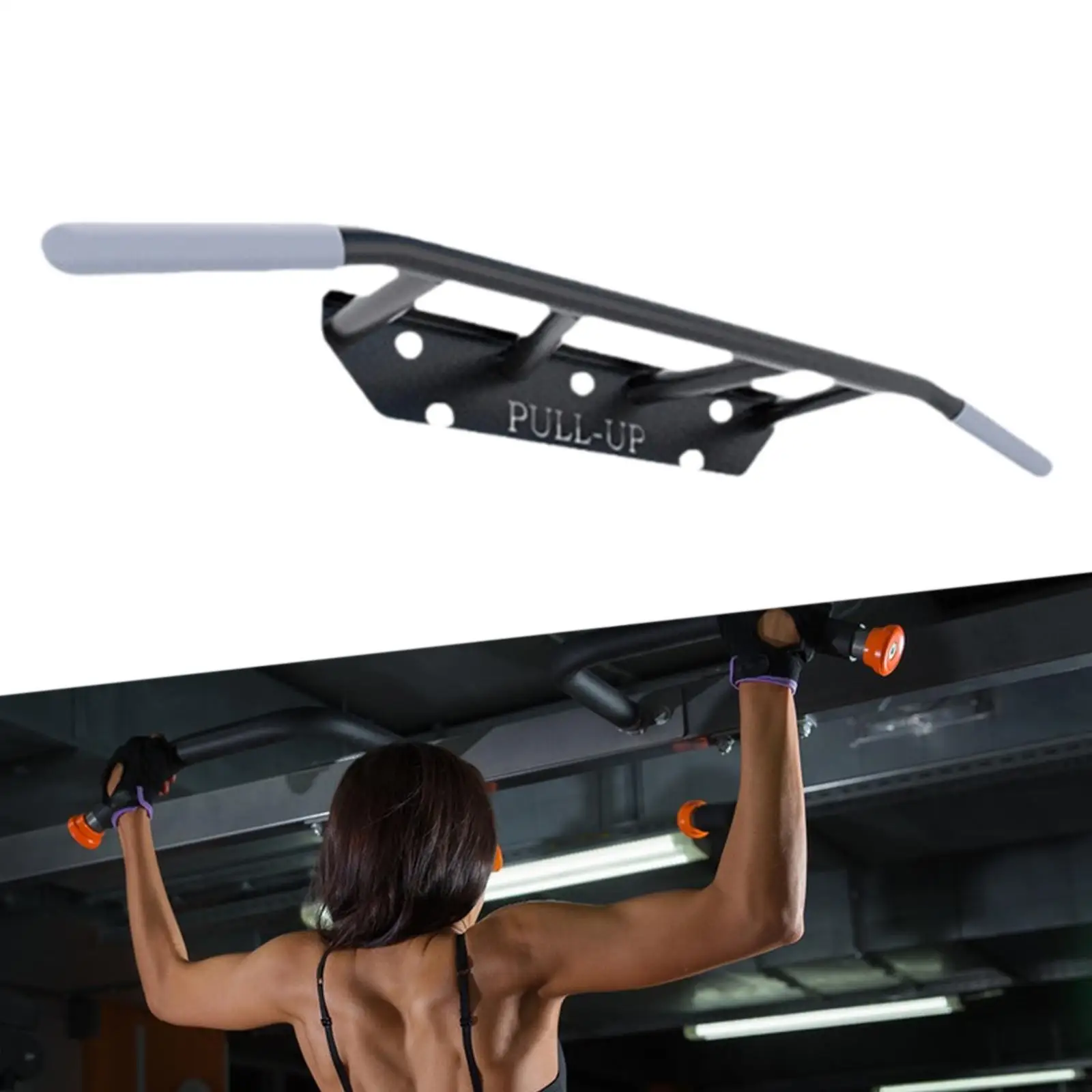 

Doorway Pull up Bar Home Multifunctional Wall Mount Arms Door Horizontal Bar