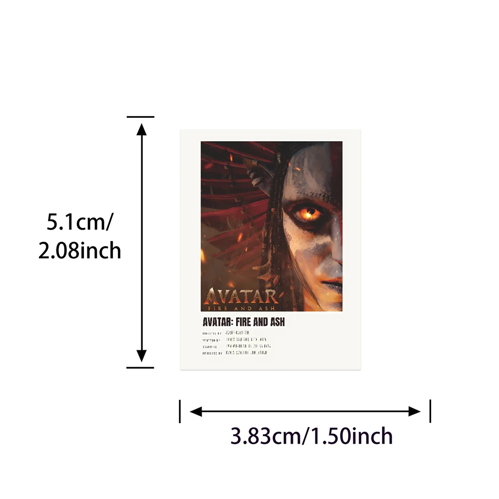 10/30/50pcs 아바타 3 불과 재 작은 포스터 스티커 만화 디즈니 영화 데칼 DIY 여행가방 물병 전화기 스티커 팩