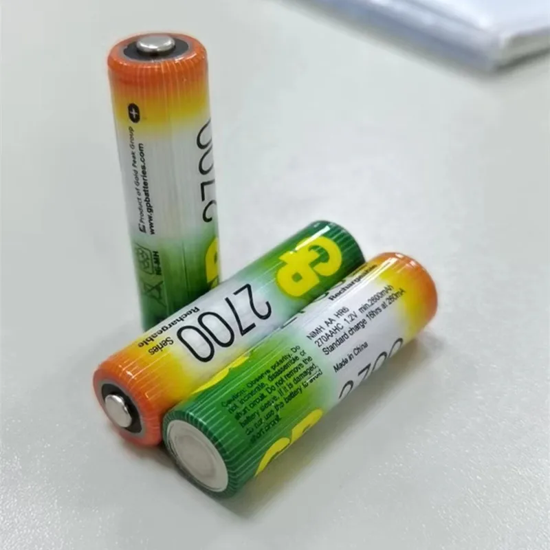 Ni-MH AA 2700mAh 1.2V GP rechargeable battery large capacity charge batteries for TV, remote control, electric toys, rechargeabl