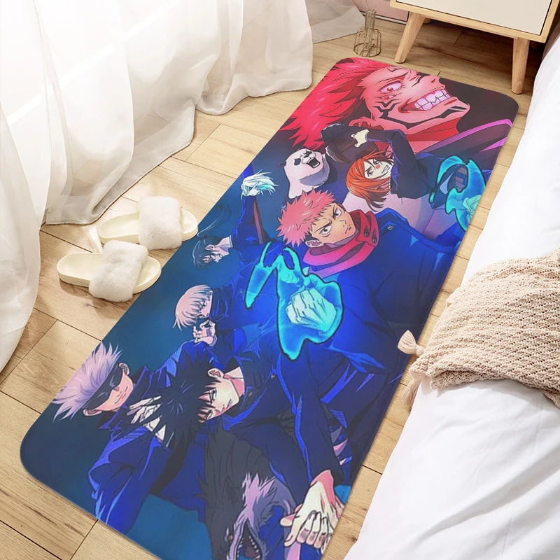 

Bedroom Floor Mat Jujutsu Kaiden Sukuna Carpet Entrance of House Bathroom Rug Hallway Home Decor Items Main Door Entry Mat