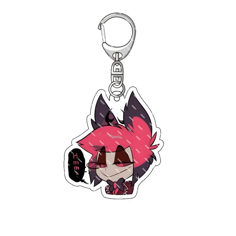 Alastor Popular Anime Two-dimensional Surrounding Acrylic Keychain Character Pendant Collection Cute Comic Exhibition Gifts