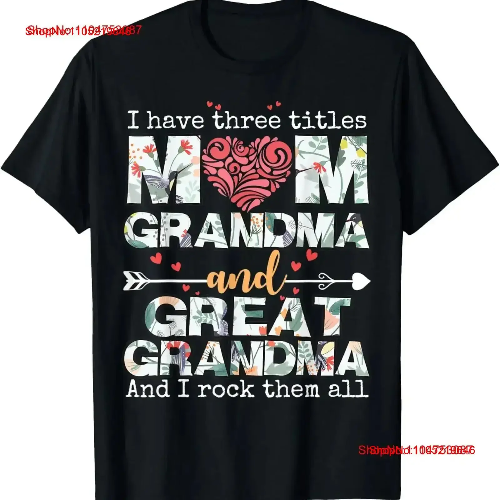 

Футболка «I Have Three Titles Mom Grandma And Great», винтажный стираный топ для повседневной носки, повседневная футболка с графикой, удобная винтажная футболка