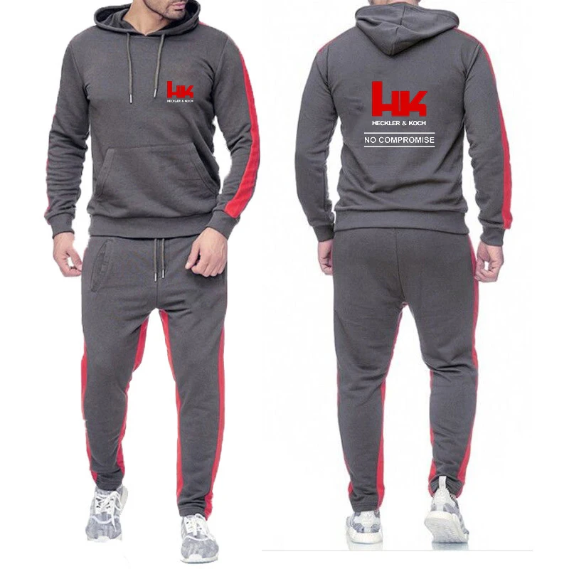 Hk Heckler Koch No Compromise Walking at the Forefront of Fashion Classic and Generous Lightweight Hoodies Sports Pants Suits