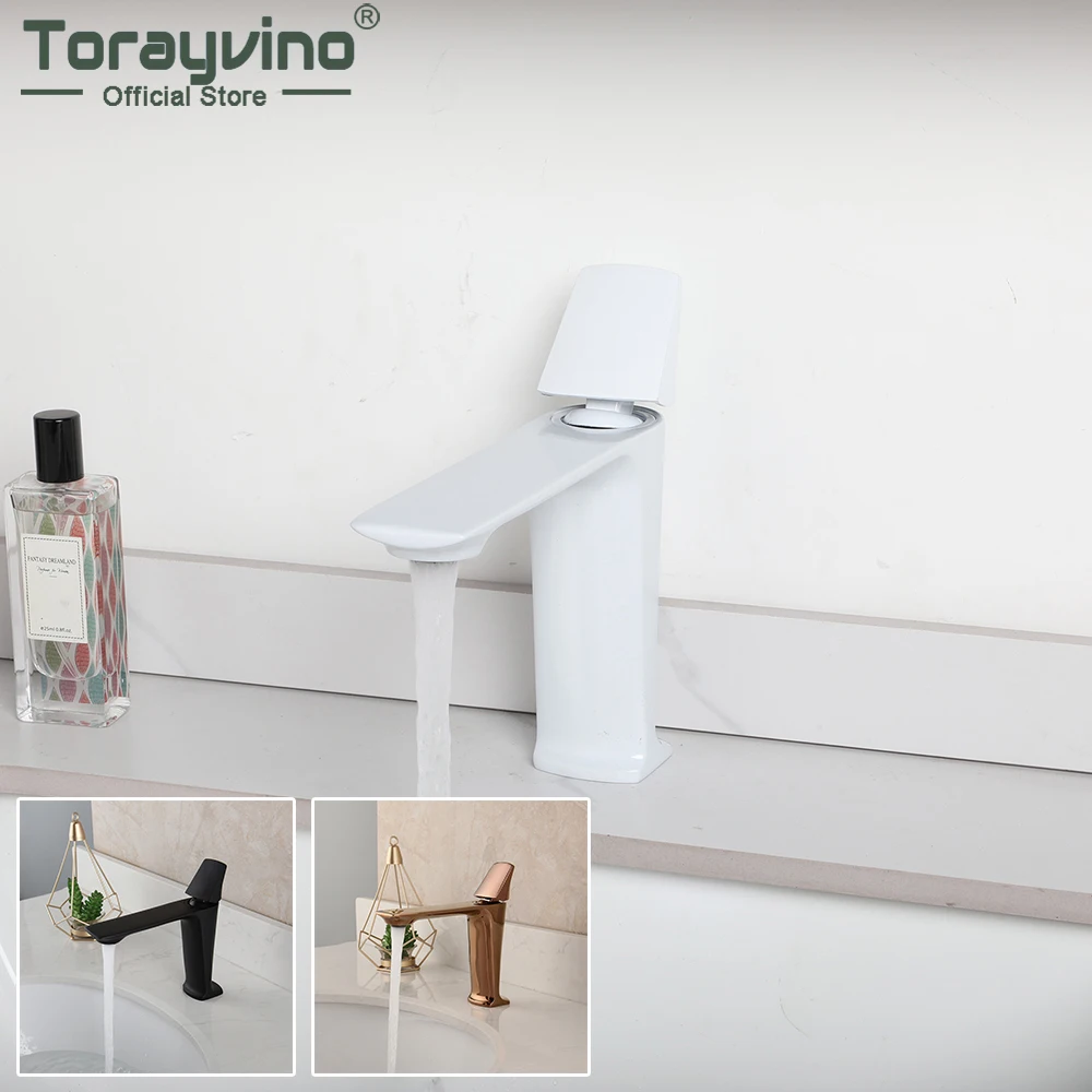 

Torayvino Смеситель для ванной комнаты, раковина, монтируемый на палубе, туалетный столик, туалетный столик Torneira, смесители для горячей и холодной воды, смеситель для раковины, кран для воды