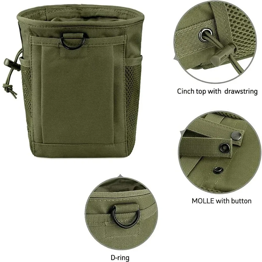 Outdoor hiking hunting waist bag Molle magazine unloading bag waist bag practical EDC bag ammunition magazine storage bag