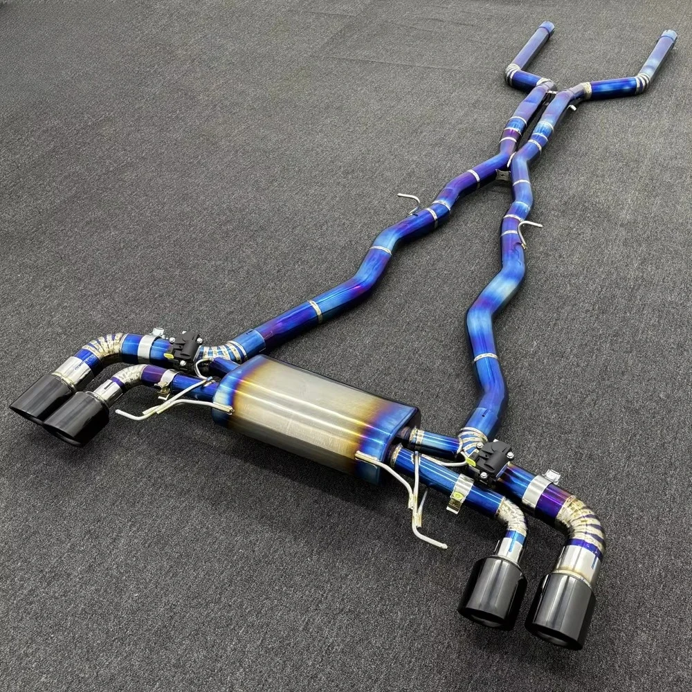 Rytan Valved Titanium Valvetronic Exhaust System Catback with Valve and TIG Welding for 2019+ M8 F91 / F92 / F93  4.4T