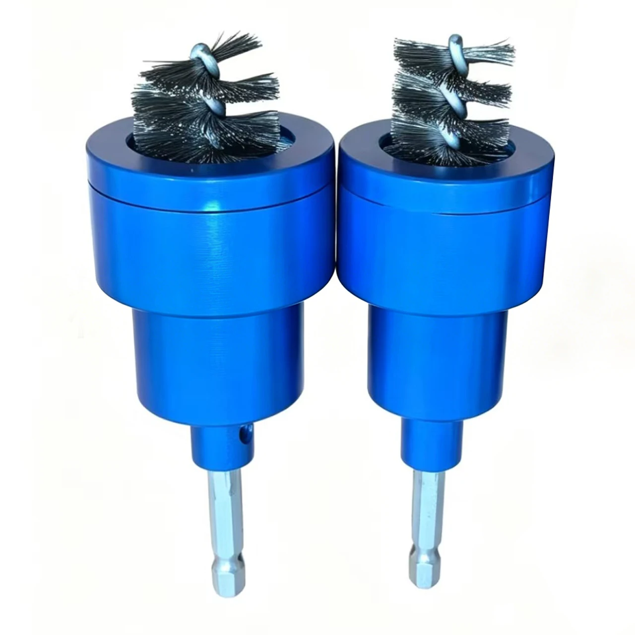 

2Pcs Copper Pipe Cleaning Brush Set Steel Wire For Battery Terminal And Plumbing Tube Drill Power Tool Kit 15mm 22mm 28mm Sizes