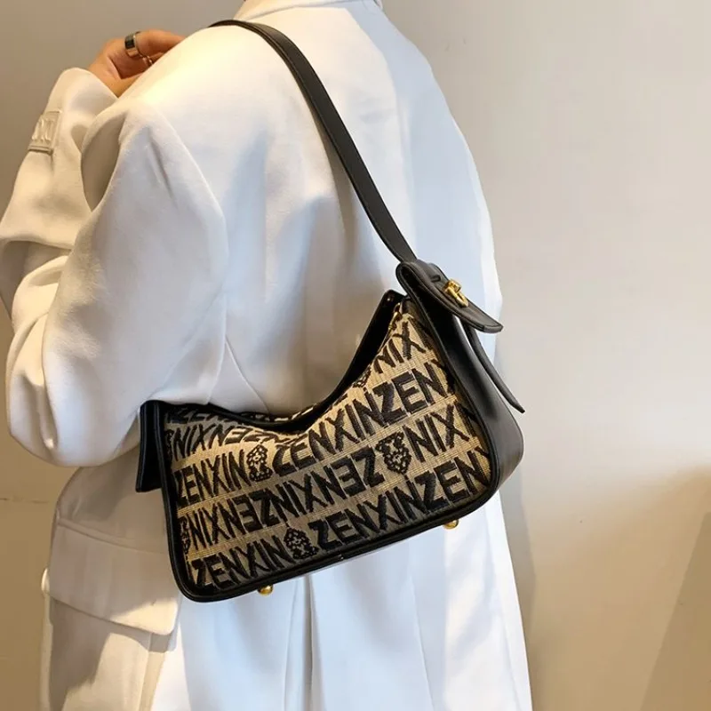 

Trendy Letter Logo Diaper Bag Elegant Leather Crossbody Handbag Luxury Brand Popular Classic Designer Paris Ladies Shopper