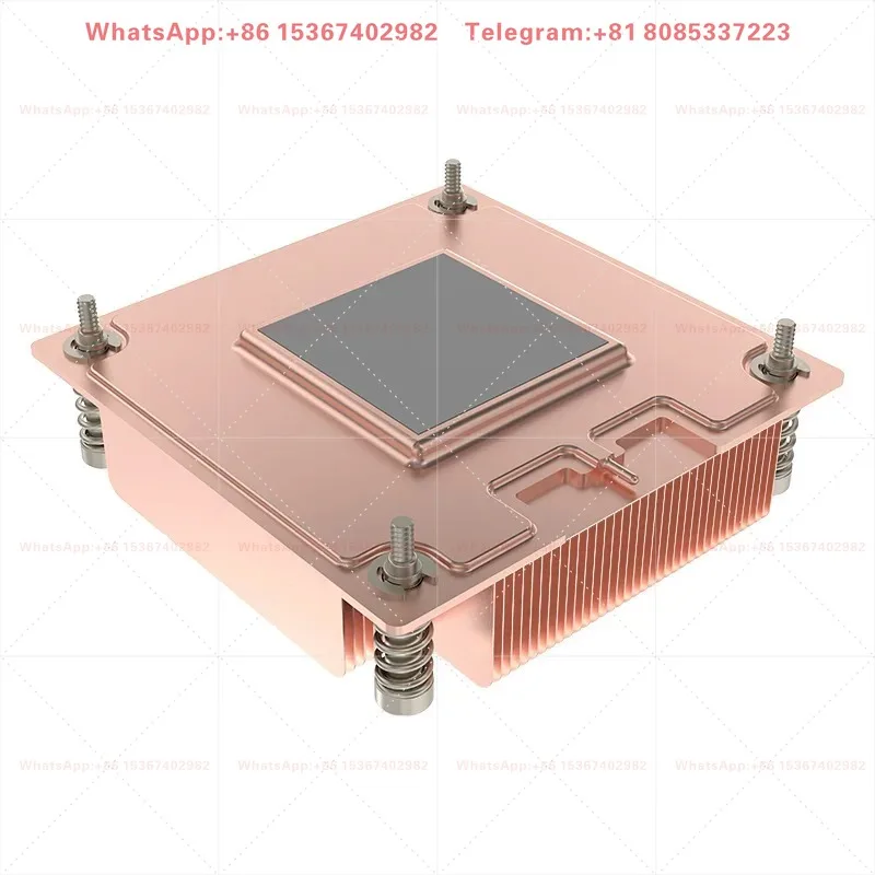 LGA1700 thin shovel tooth desktop computer CPU server heat sink uniform heat plate copper bottom