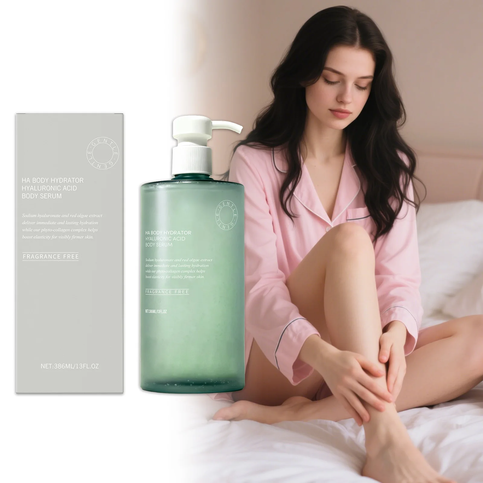 

Hyaluronic Acid Body Essence Long-Lasting Hydration Enhance Skin Elasticity Improve Skin Texture Firming Moisturize Body Lotion