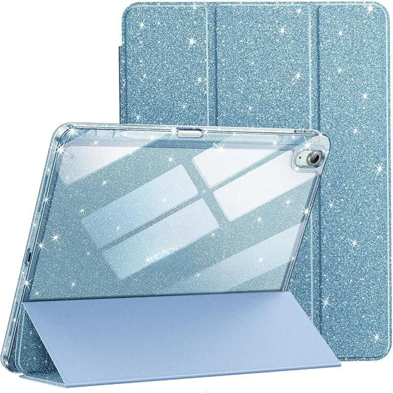 Für iPad Mini 6 7 10. 11. A16 Air 11 Hülle Glitzer Magnetische Stoßfeste Standhülle mit Stifthalter – Detail 8