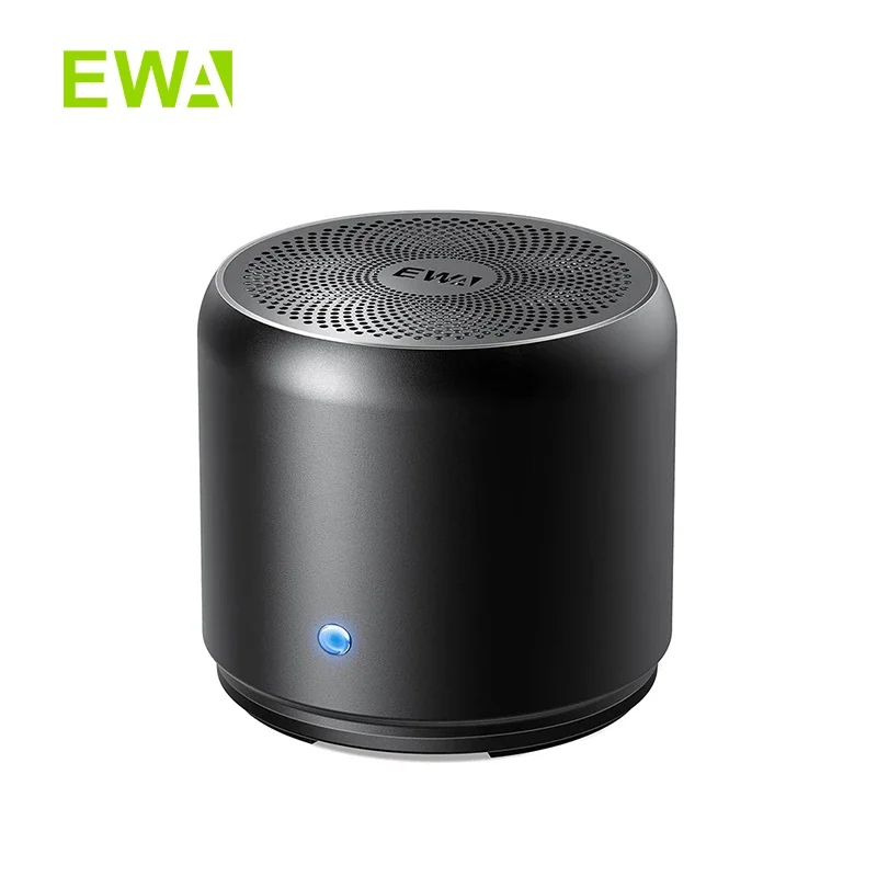 EWA Portable Bluetooth Speaker 8W TWS Subwoofer Outdoor Wireless Speakers Dual Stereo Party Camping Speaker 1200 mAh Metal Body