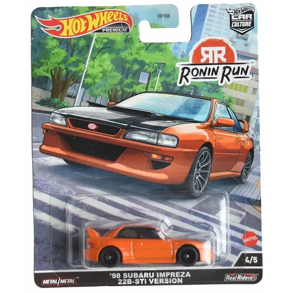 Original Hot Wheels Car Culture Subaru Impreza 22B-STi 1/64 Hotwheels Model Car Diecasts & Toy Vehicle Hotweheels Coche