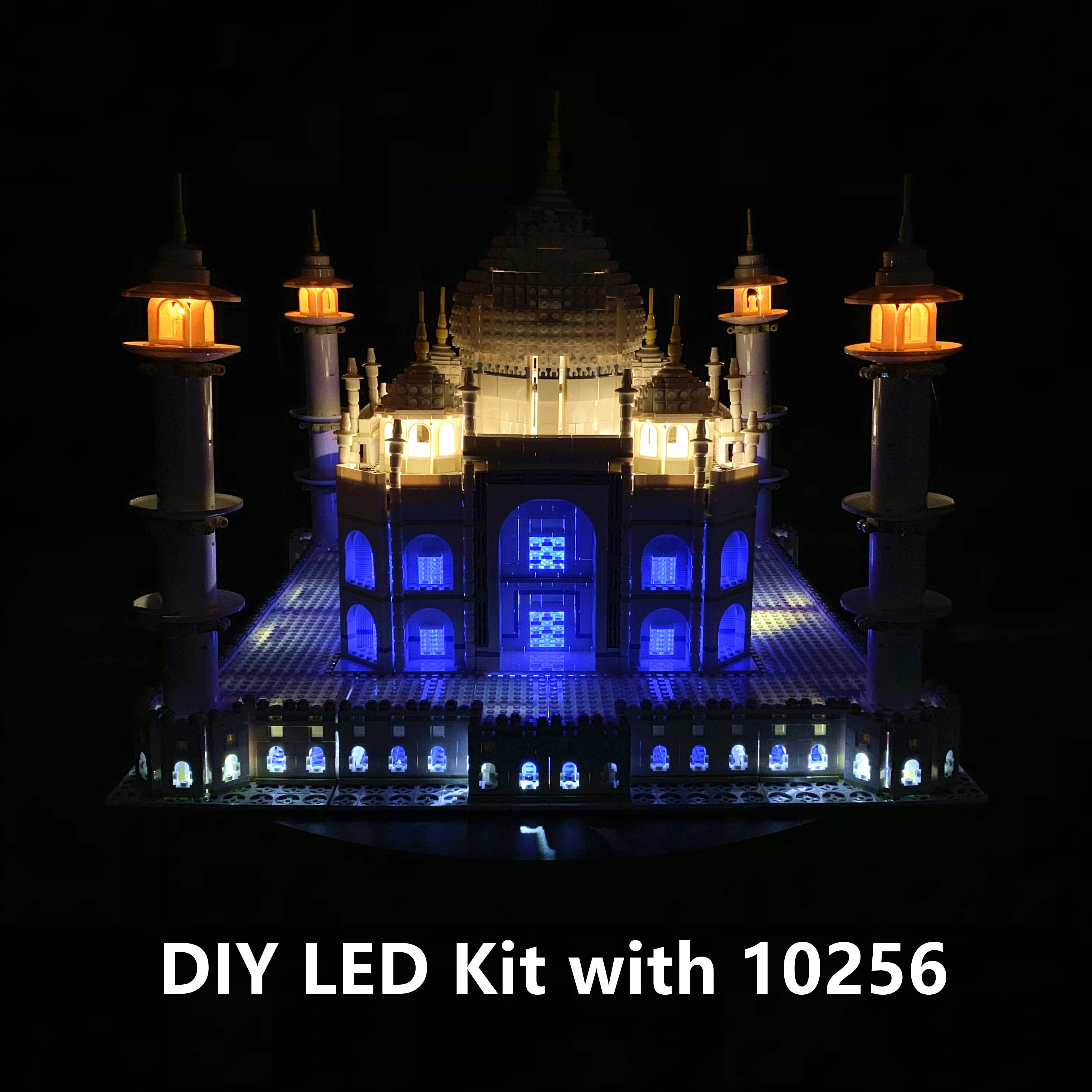 

DIY Building Block LED Light Kit for 10256 Famous Landmark Palace Model, Decorative Lighting Accessories for Collection