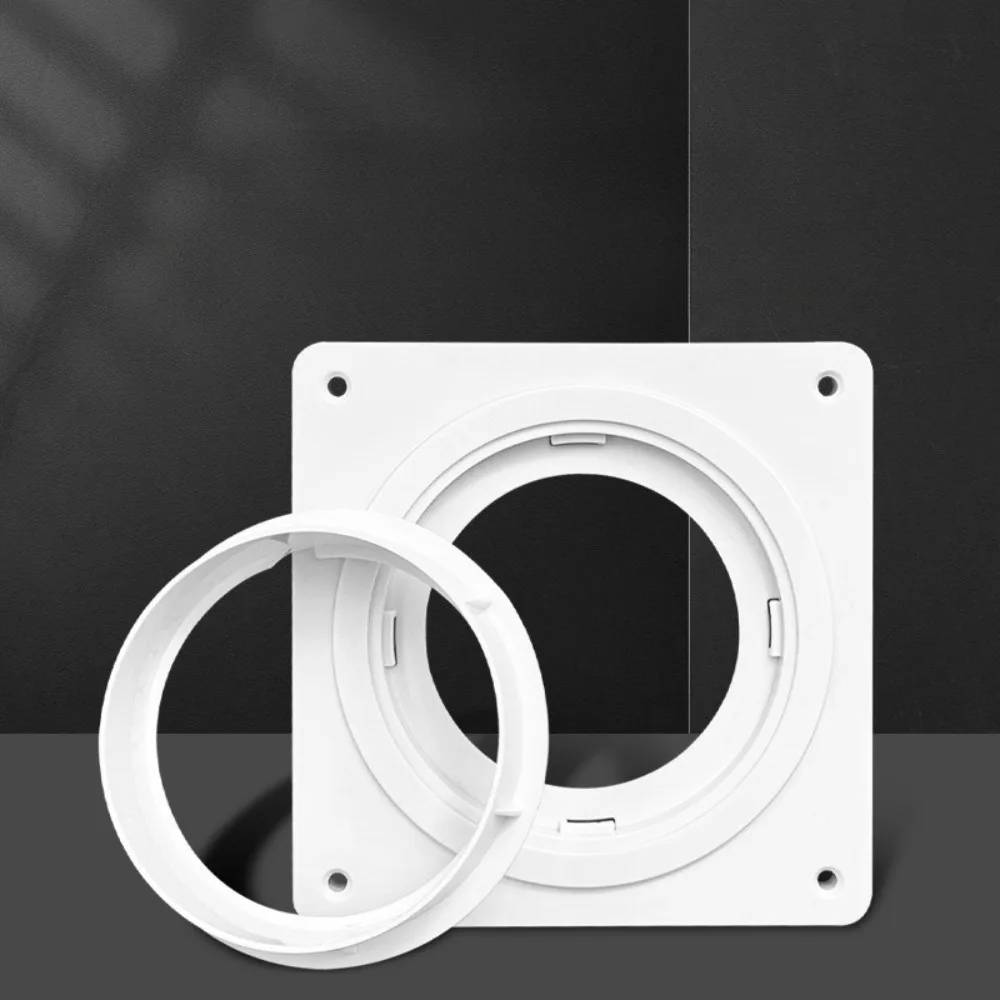 Screw in Flange Duct Connector for Portable AC Exhaust Hose Vent Adapter Air Conditioning Flexible Pipe 100 110 150 160mm