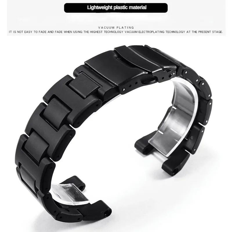 Plastic-steel Srtap Replaces The Heart Of Steel GST-300 400W110 210B S100G Series Silicone Watchband With Concave Interface 26mm