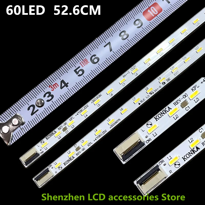 

FOR Konka LED47R5600PF LED47R5500PDF LED47X8100PDE TV light bar 3V 60LED 52.6CM 100%NEW