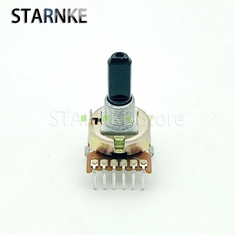 2PCS R161 Type 20KΩC Single Row 6-Pin Speaker Amplifier Volume Volume Potentiometer With Center Positioning