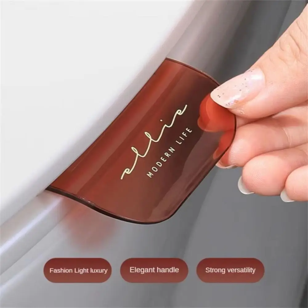 Transparent Toilet Lid Lifter Portable Self Adhesive Toilet Seat Lifter Seat Handle Holder Lid Lift Toilet Lifting Device