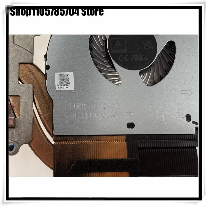 SS New Laptop CPU GPU Cooler Heatsink Fan for Lenovo Legion Pro 5-16IRX8 R9000P 2023 82WK Fan Cooling Module 5H40S20807 DC12V
