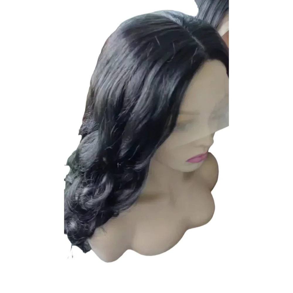 26 inches T Part Lace Wig Black Center Parting long curly hair Lace Front wigs synthetic wigs For Women Frontal Lace Wig