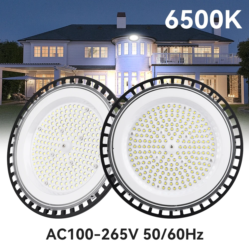 

LED Flood Light Super Bright Spotlight, IP66 Waterproof Outdoor Garden Lighting, 100W 150W 200W White Reflector For Garden Wareh