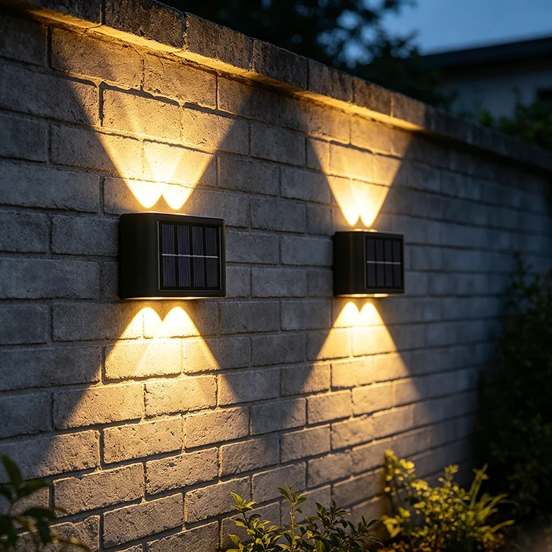 Outdoor Lighting Dusk To Dawn - Lampada Solare da Parete per Esterni