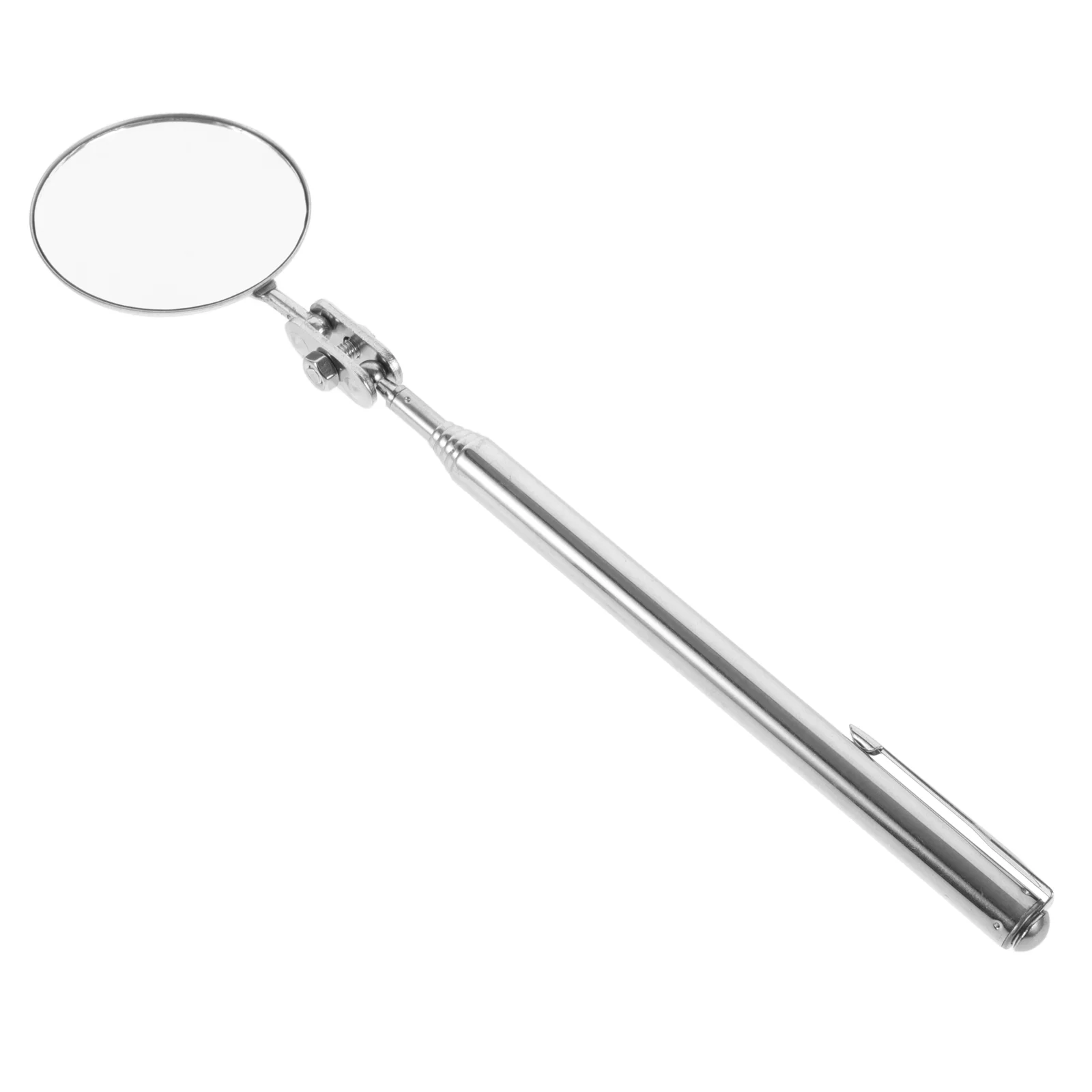 

Car Maintenance Inspection Mirror Telescopic Tool Universal Cars Round Folding Telescoping Metal Retractable