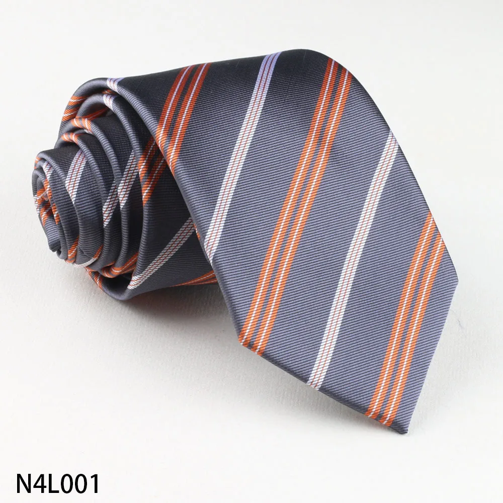 8CM Formal Striped Neckties For Men Suits Professional Gentleman Polyester Paisley Neck Tie Male Groomsman Wedding Party Cravat