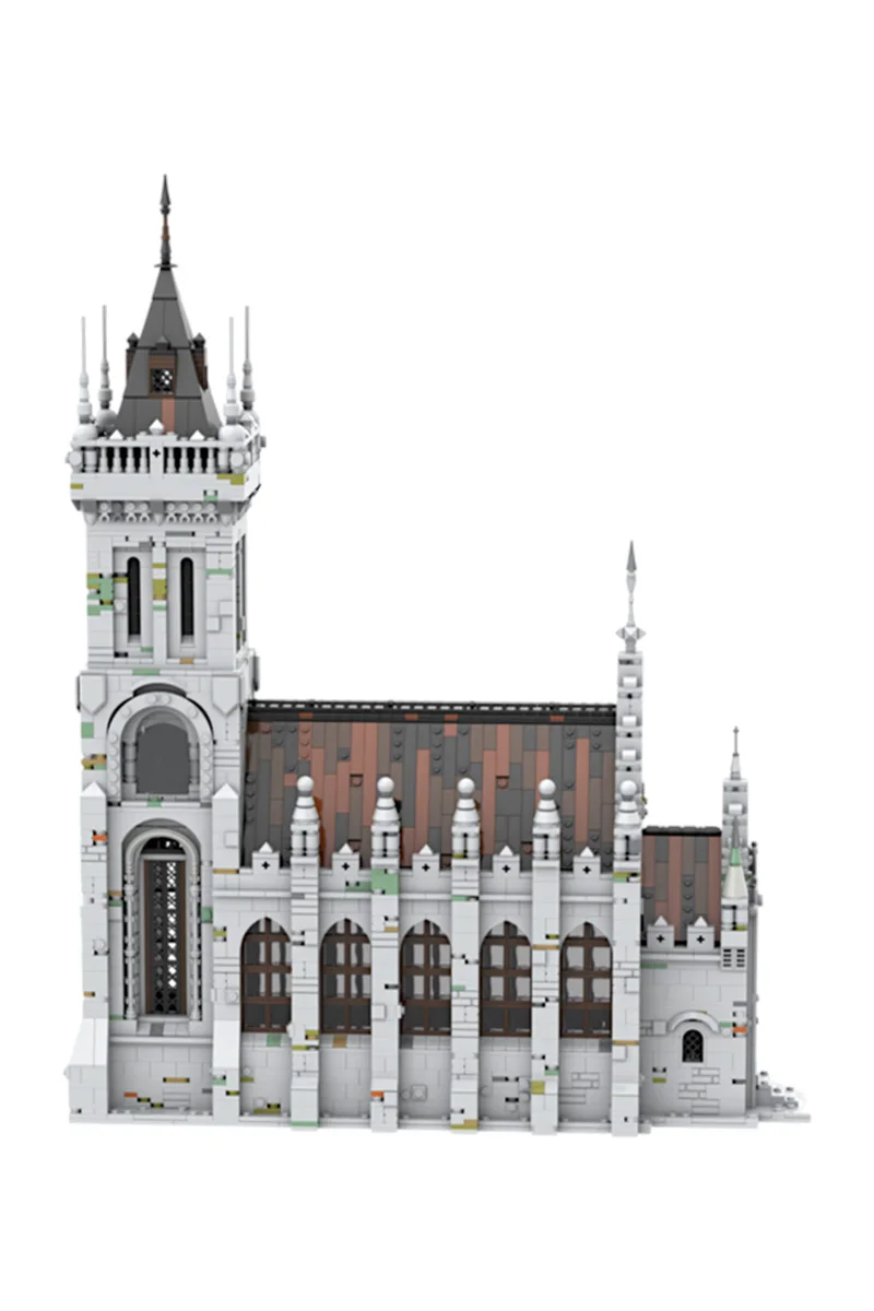 

Gobricks MOC Gothic Church Modular Building Blocks Model Assembly Toys Kids Gift