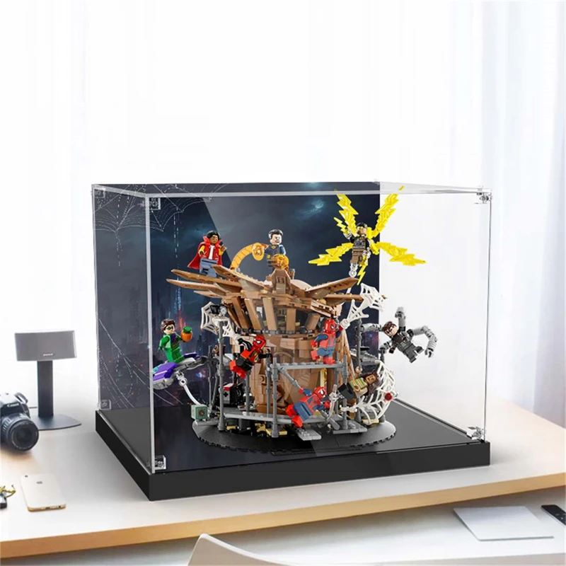 Display Case for Lego Final Battle 76261, 3MM Acrylic Display Box for Lego 76261 (No Model Set Included)