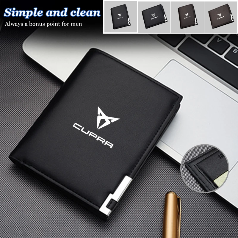 Car Driver License Purse Credit ID Card Holder Wallet Leather For Cupra Seat Leon Mk3 Mk2 5f Ibiza 6j 6l Ateca Born FR