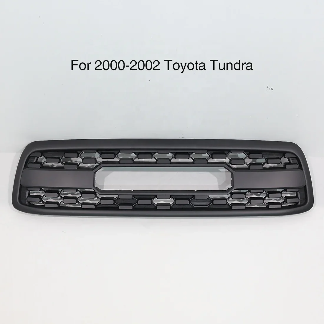 Car Grills Auto Parts Front Bumper Grille Grill With Light Fit For 2000-2002 Toyota Tundra Matte Black ABS