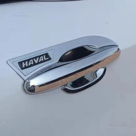 For Haval H6 3rd Gen GT DHT-PHEV 2021 2022 2023 Car Outer Door Handle Catch Cover Trim Cap Door Bowl Protection Trim Sticker