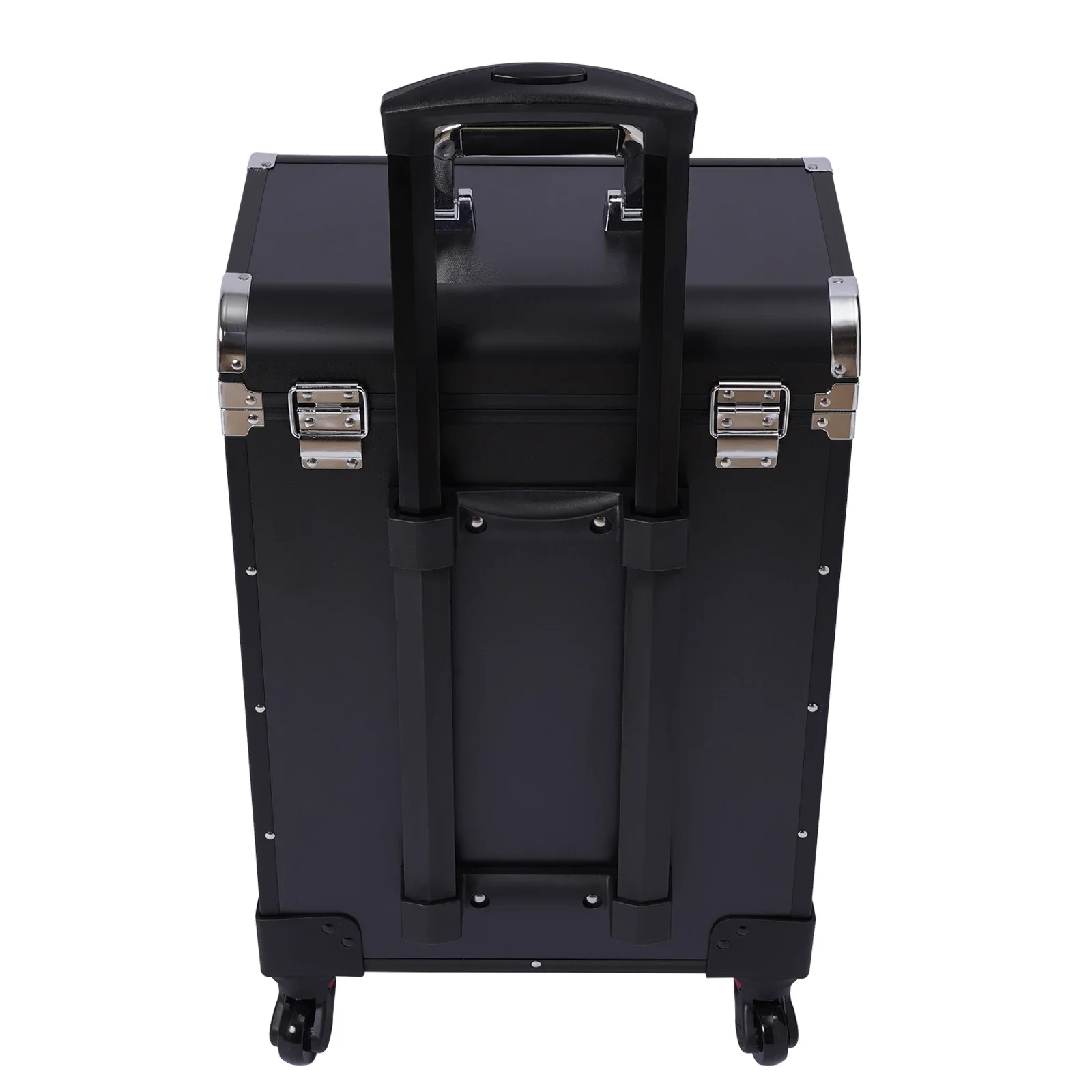 

Rolling Makeup Case Large Cosmetic Trolley With Locks Make Up Bag With Dividers Cosmetics Storage Organizer For On The Go Makeup