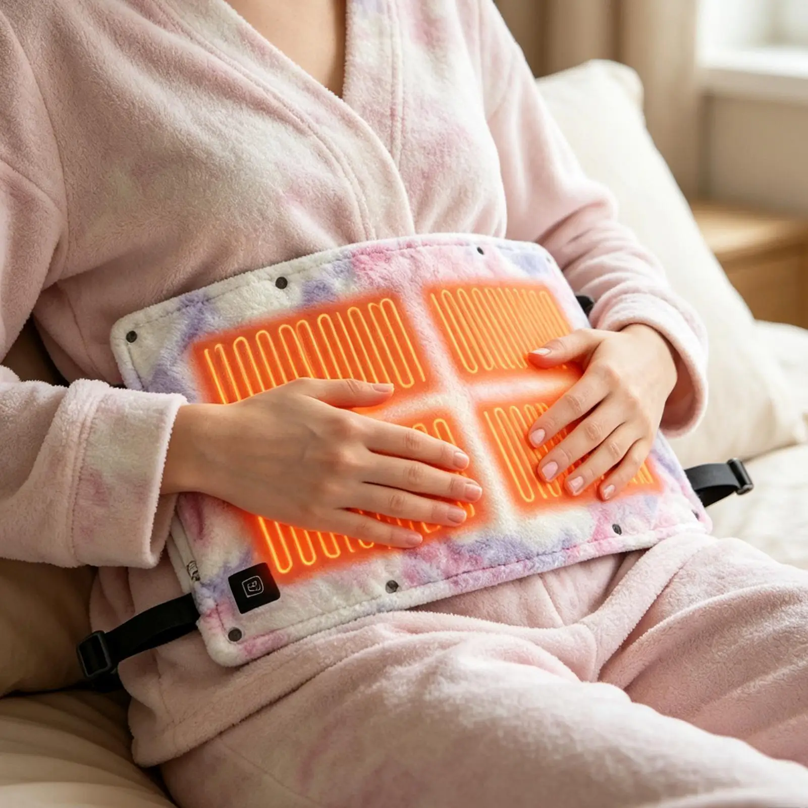 Heating Pad Lower Back USB Charging Winter Adjustable Warmer for Hands Buttock Waist Home Bedroom Dormitory Office Work Reading