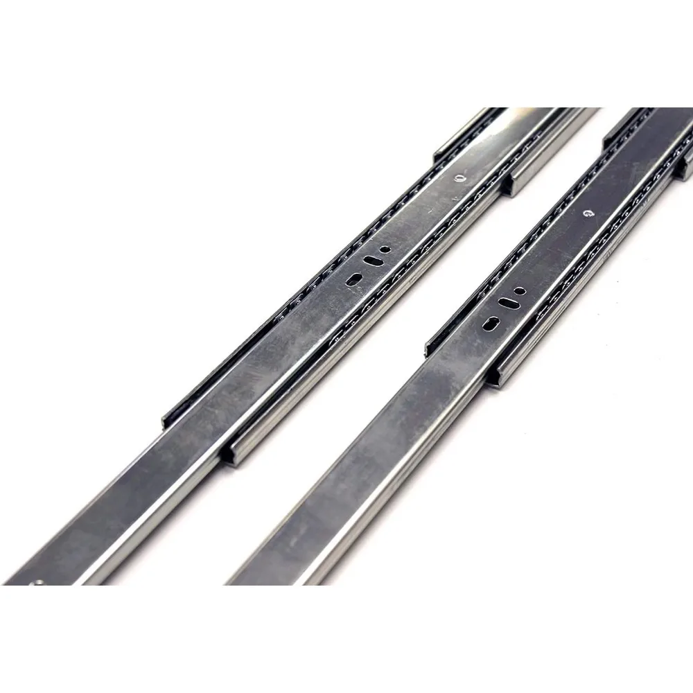 22 بوصة لينة إغلاق الكرة تحمل الجانب جبل درج الشرائح لخزائن إطار الوجه، تمديد كامل، 10 أزواج، نظام الإغلاق الذاتي #4