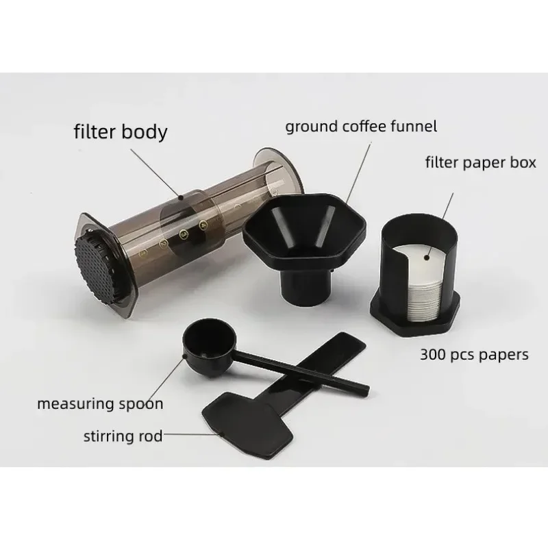 Espresso Coffee Maker Portable Cafe French Press CafeCoffee Pot For AeroPress Machine with Filters Paper Kit Outdoor coffee pot - Image 3