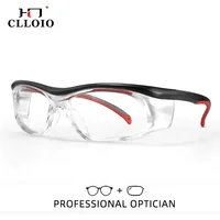 CLLOIO Gafas de seguridad con prescripción Protección contra impactos CE Gafas protectoras para trabajo industrial Gafas protectoras para construcción