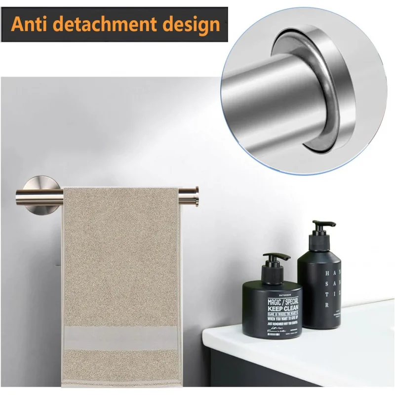 Handdoek, ring - dikker SUS 304 roestvrijstalen houder badkamermuur, 9 moderne designbar