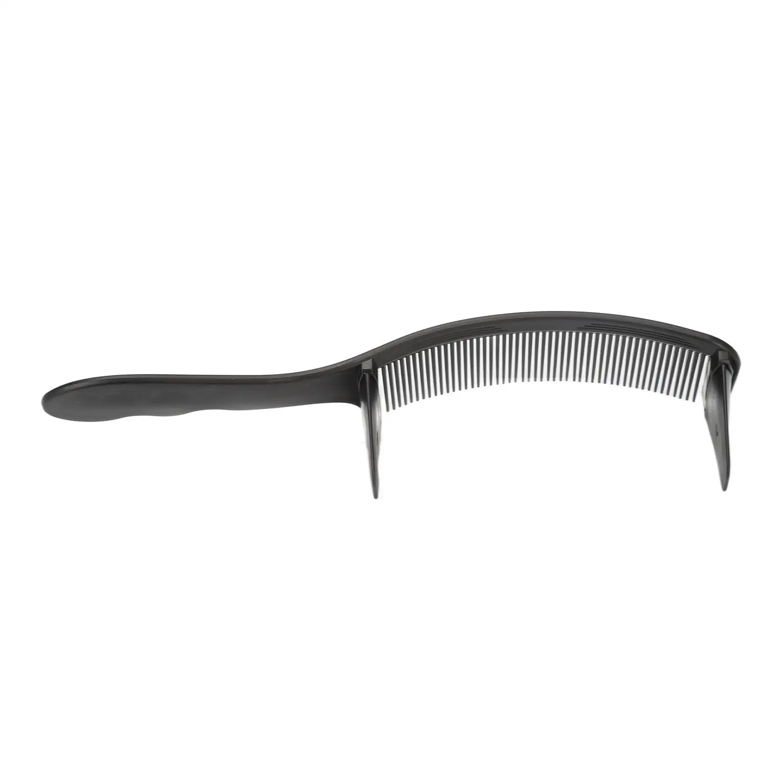 Ergonomic Curved Barber Cutting Comb - Professional Arc Design for flat Tops & Precision Styling