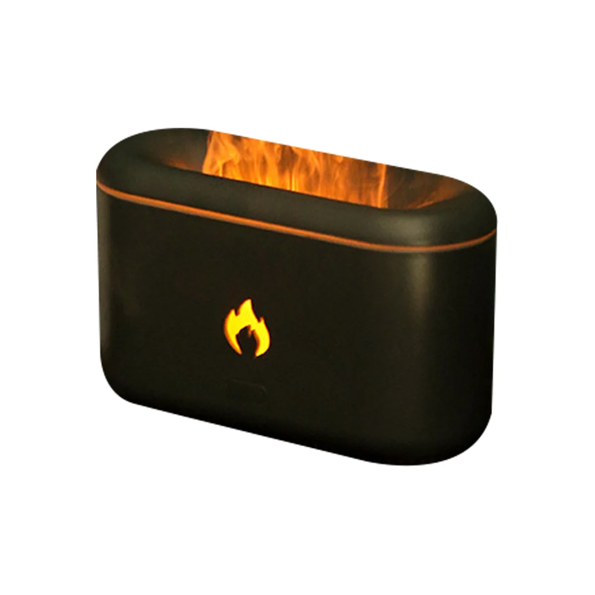 Humidificador de aire USB Humidificadores de aromaterapia ultrasónicos Difusores Humidificador difusor de aceite de 300 ML para dormitorio-Negro