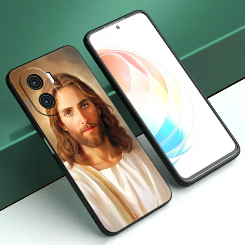 Bibel Jesus Christus Christian Cartoon Cover Fall für Huawei Nova 11 Pro 12 10 9 8 Pro 11i 8i 7i 11se 10se 9se y91 y90 y71 y70 y61